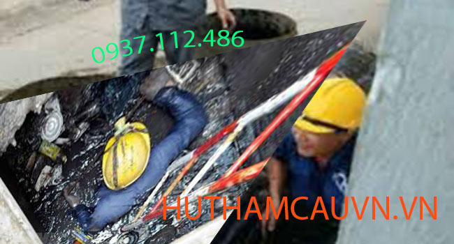 Nạo vét hố ga Bến Cát